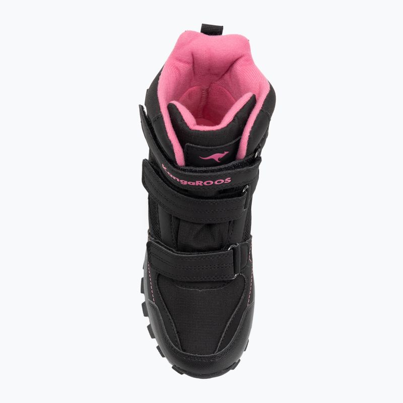 KangaROOS K-Robi KTX jet nero/rosa, stivali da neve per bambini 7