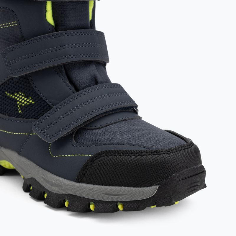 KangaROOS K-Robi KTX, stivali da neve per bambini, blu scuro/lime 7