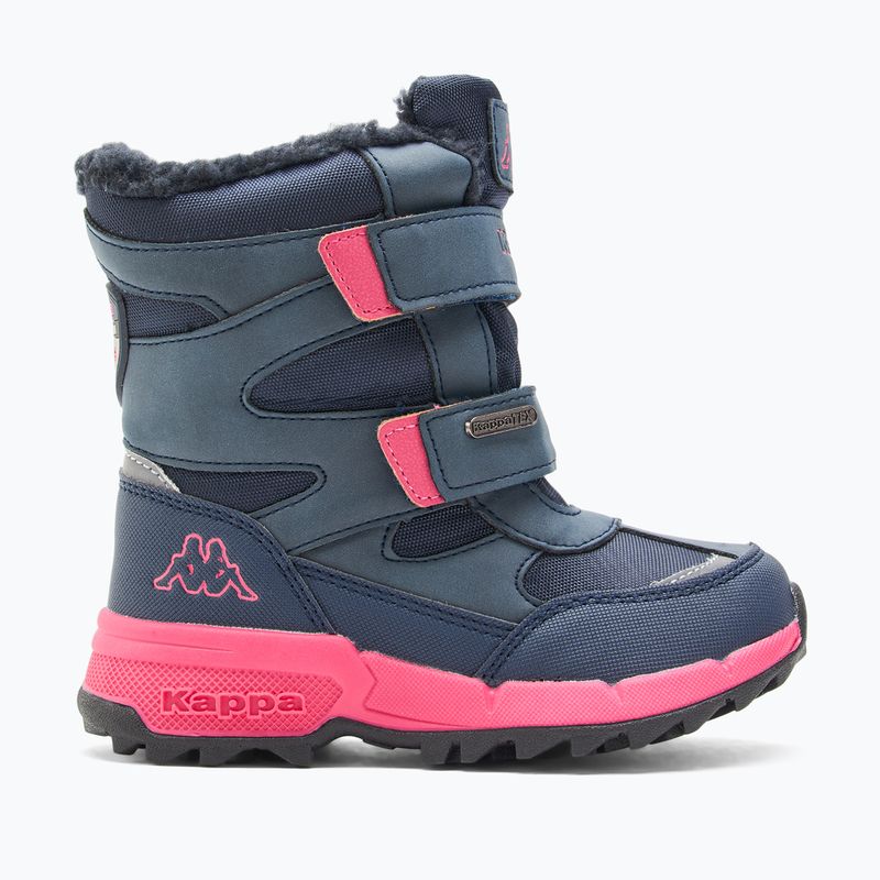 Kappa Cekis Tex, stivali da neve per bambini, blu/rosa 2