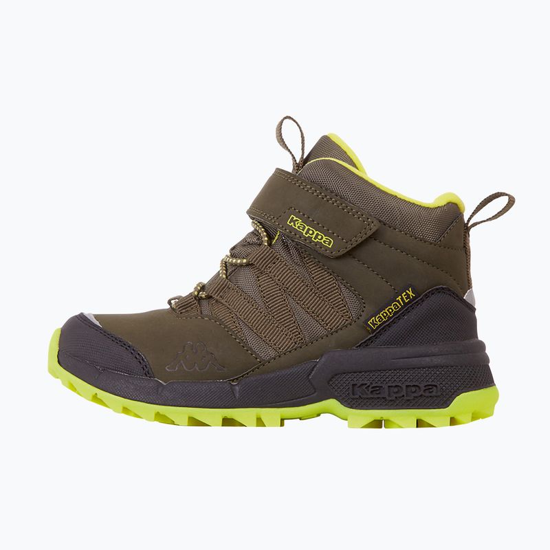 Scarpe da bambino Kappa Thabo Tex army/lime 8