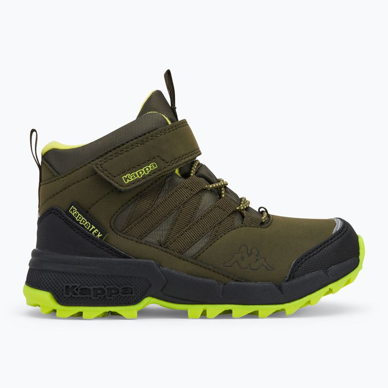 Scarpe da bambino Kappa Thabo Tex army/lime 2