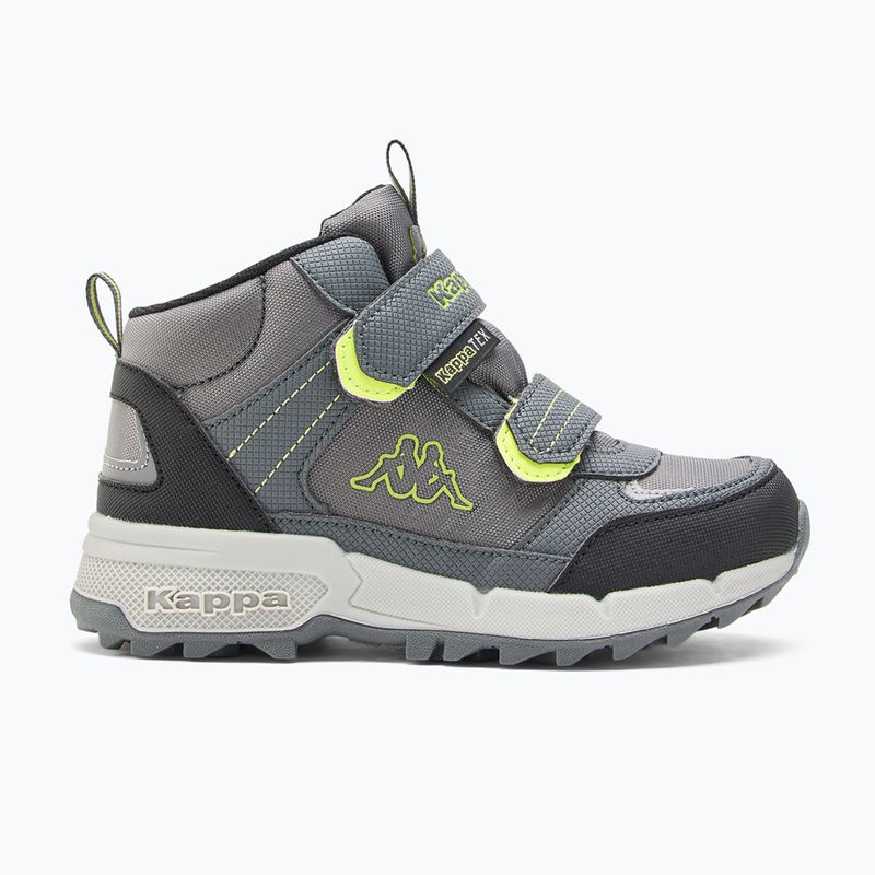 Scarpe da bambino Kappa Aiko Tex grigio/lime 2