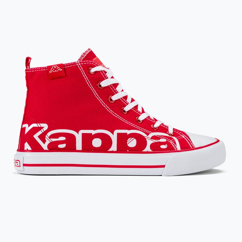 Scarpe Kappa Abras da uomo rosso/bianco 2