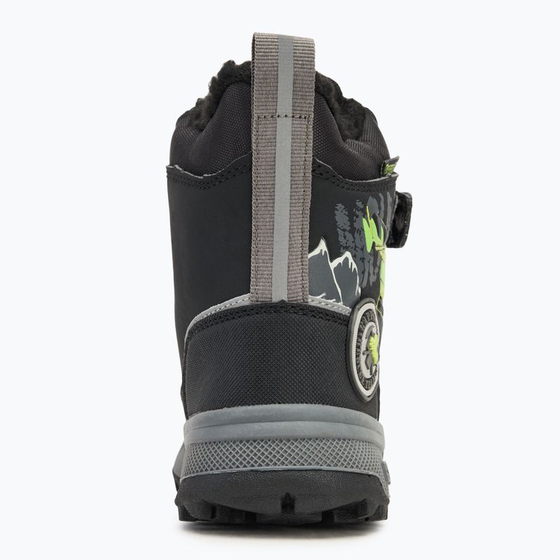 Kappa Mountres Tex nero/lime, stivali da neve per bambini 6