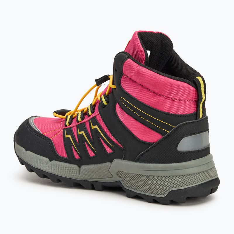 Scarpe da bambino Kappa Boxford Mid Tex rosa/giallo 3