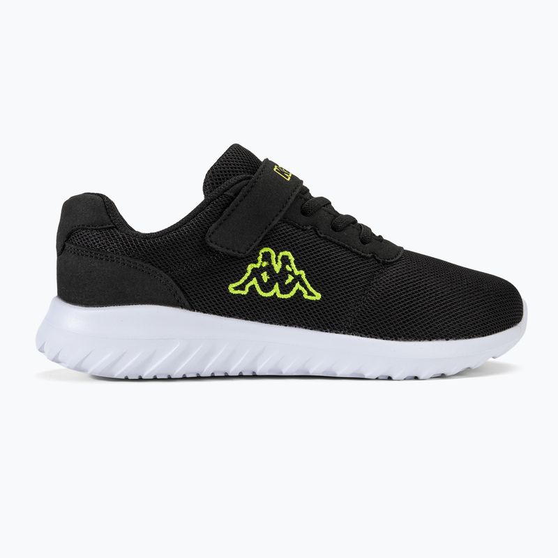 Sandali per bambini Kappa Tulasa nero/lime 2
