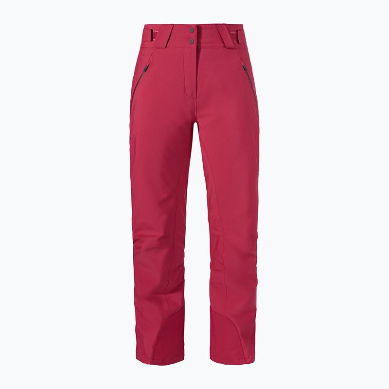 Pantaloni da sci da donna Schöffel Weissach merlot 4