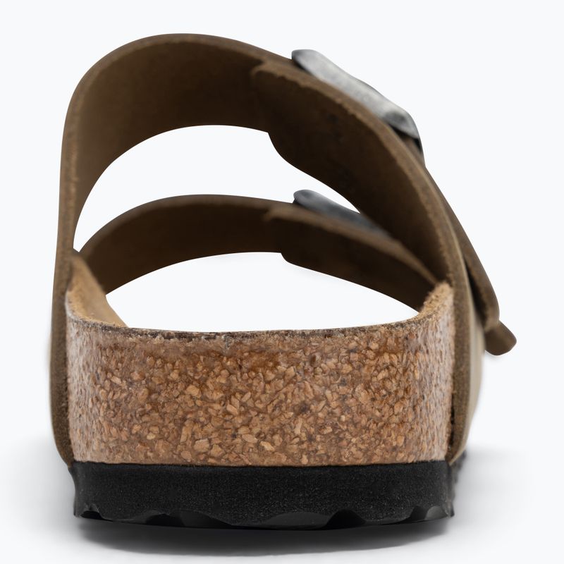 BIRKENSTOCK Arizona LEOI Infradito stretto color cachi sbiadito 6