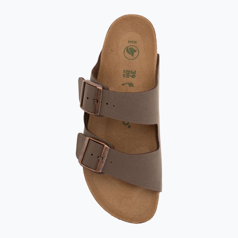 Klapki BIRKENSTOCK x Papillio Arizona Flex Platform Birko-Flor Narrow mocca 5