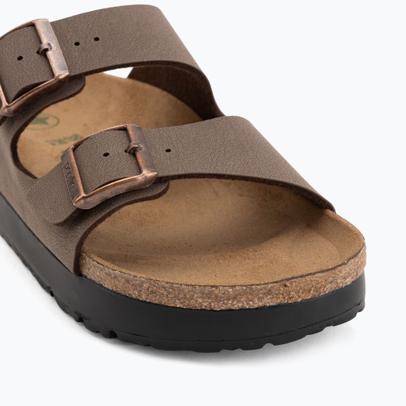 Klapki BIRKENSTOCK x Papillio Arizona Flex Platform Birko-Flor Narrow mocca 7