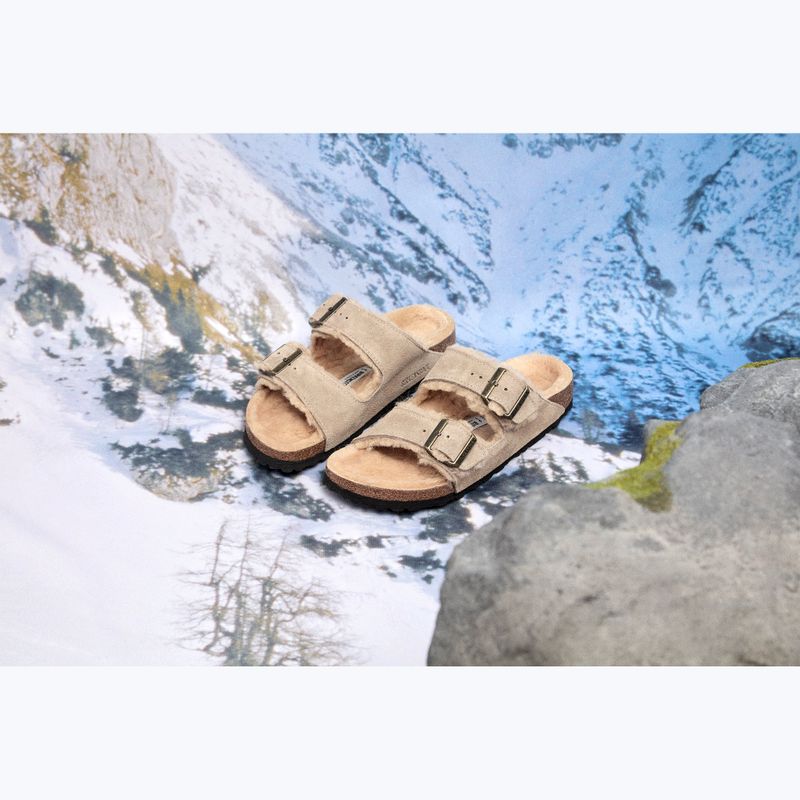 BIRKENSTOCK Arizona Shearling SL Infradito regolare taupe 11