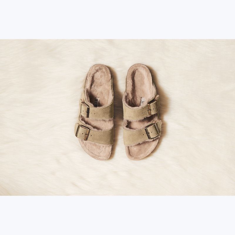 BIRKENSTOCK Arizona Shearling SL Infradito regolare taupe 12