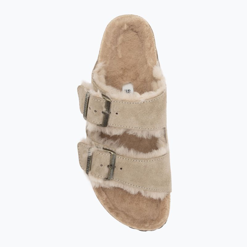 BIRKENSTOCK Arizona Shearling SL Narrow infradito taupe 5