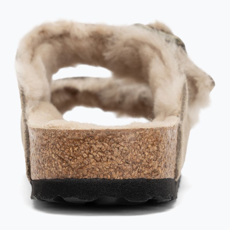 BIRKENSTOCK Arizona Shearling SL Narrow infradito taupe 6