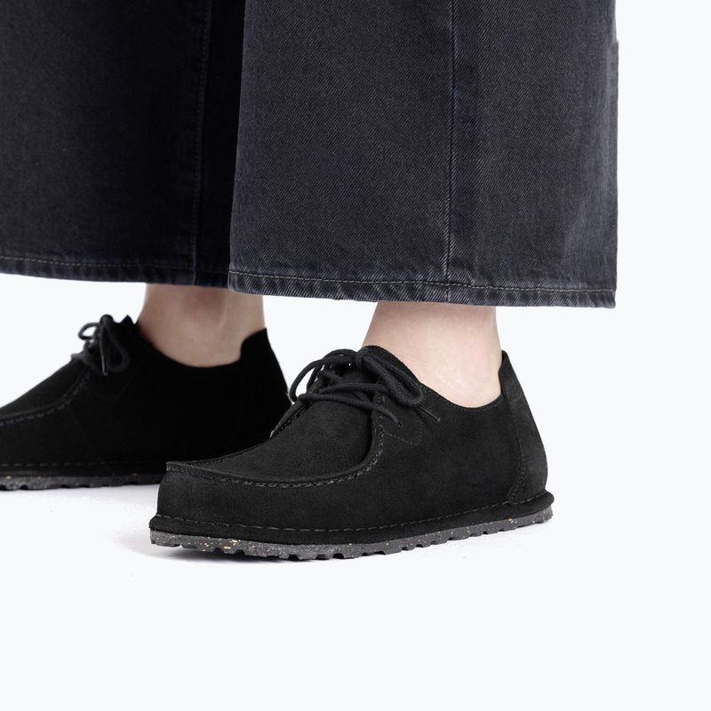 Scarpe BIRKENSTOCK Utti Lace Suede Leather Regular black 9
