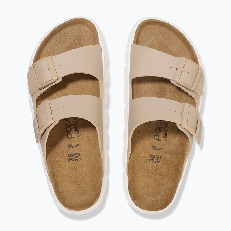 Klapki damskie BIRKENSTOCK x Papillio Arizona Chunky Birko-Flor Narrow sandcastle 3
