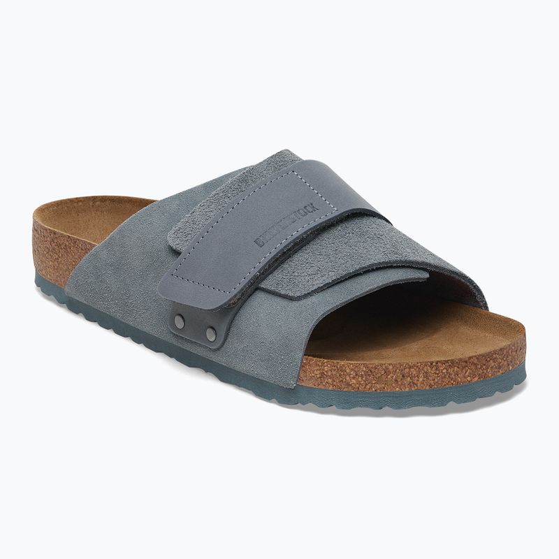 BIRKENSTOCK Kyoto LENB/LEVE Infradito strette grigio basalto 2