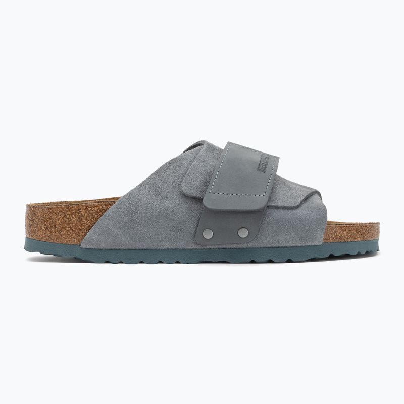 BIRKENSTOCK Kyoto LENB/LEVE Infradito strette grigio basalto 2