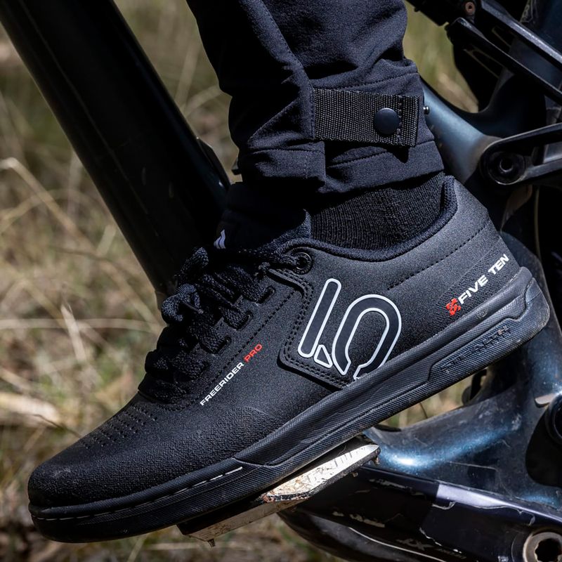 Uomo adidas FIVE TEN Freerider Pro scarpe da ciclismo piattaforma nucleo nero / bianco nuvola / bianco nuvola 8