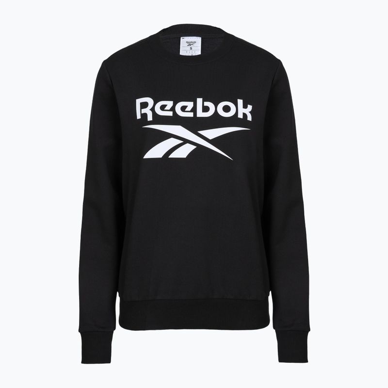 Reebok Identity Big Logo Fleece Crew donna nero