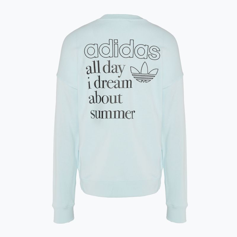 Felpa adidas Graphic donna quasi blu 2