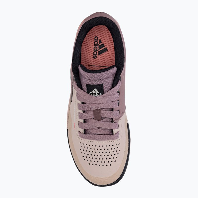 Scarpe da ciclismo piattaforma donna adidas FIVE TEN Freerider Pro wobder taupe/grigio/arancio acido 6