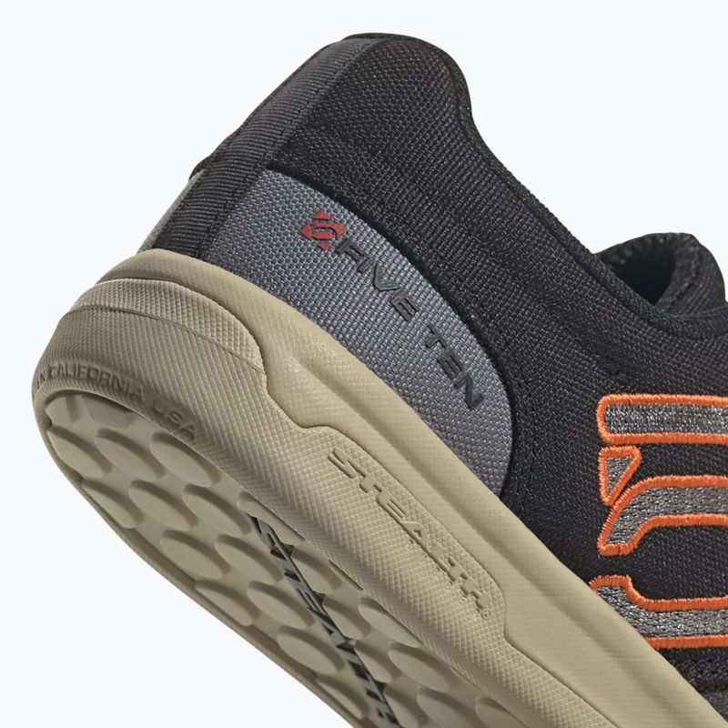 Scarpe da ciclismo piattaforma donna adidas FIVE TEN Freerider Pro Canvas W grigio sei/grigio quattro/arancio d'impatto 13
