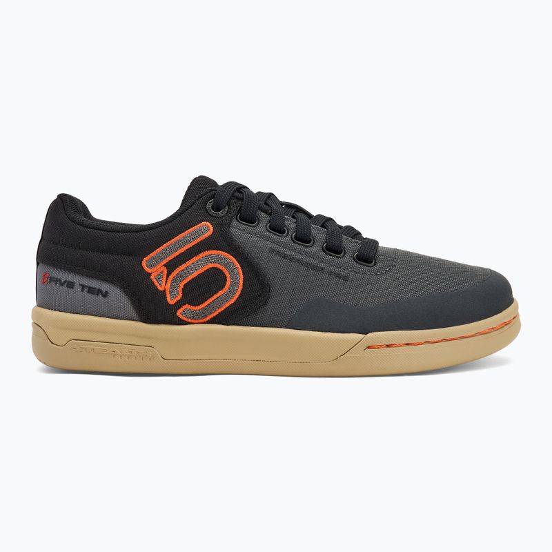 Scarpe da ciclismo piattaforma donna adidas FIVE TEN Freerider Pro Canvas W grigio sei/grigio quattro/arancio d'impatto 2