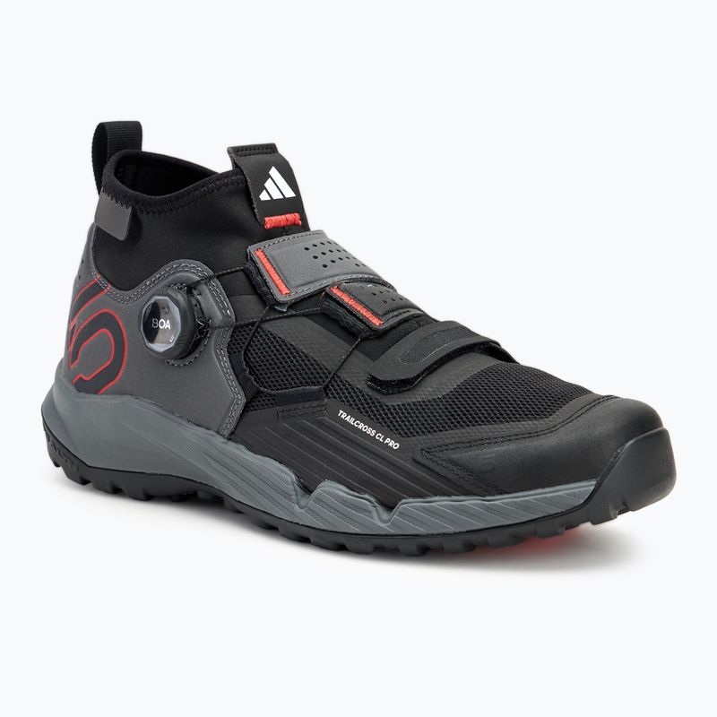 Scarpe da ciclismo MTB da uomo adidas FIVE TEN Trailcross Pro Clip-In grey five / core black / red