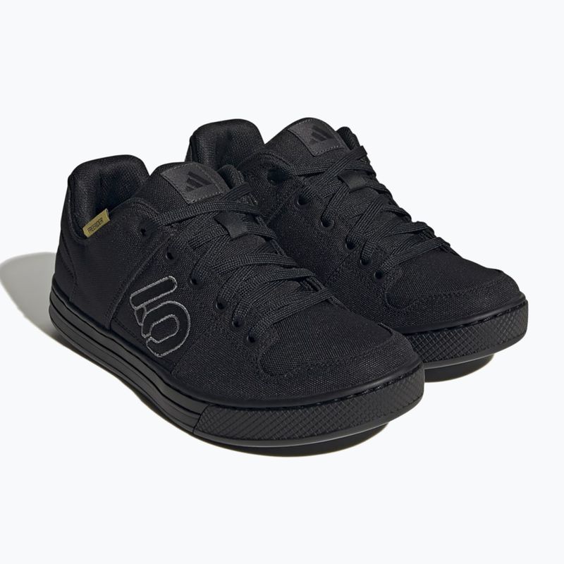 Scarpe da ciclismo uomo piattaforma adidas FIVE TEN Freerider Canvas nucleo nero/dgh solido grigio/grigio cinque 8