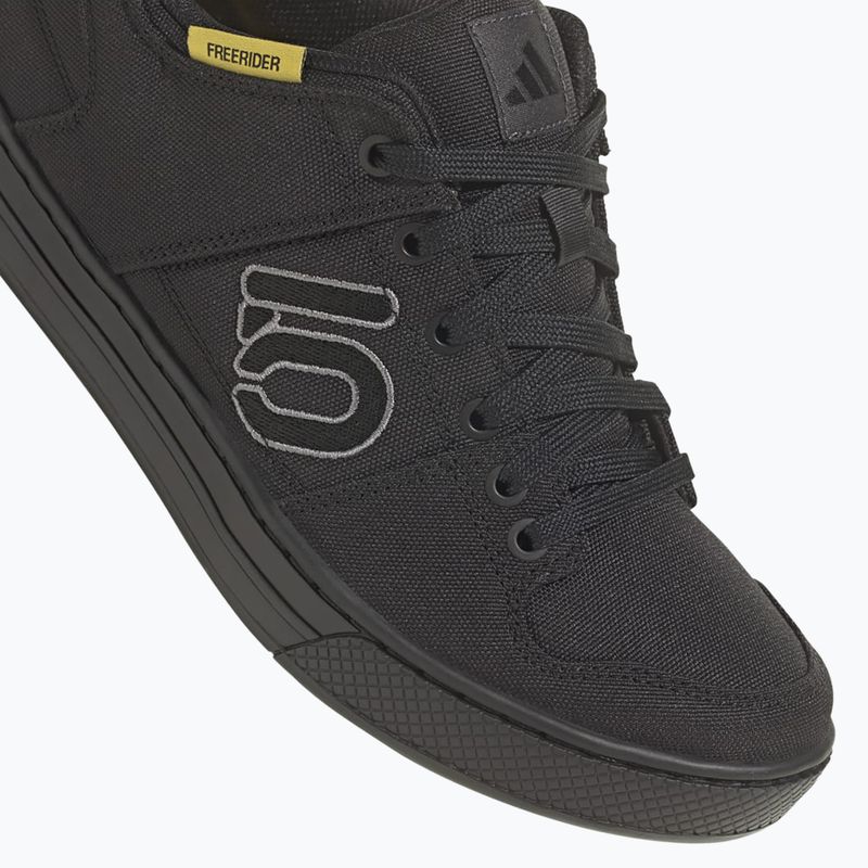 Scarpe da ciclismo uomo piattaforma adidas FIVE TEN Freerider Canvas nucleo nero/dgh solido grigio/grigio cinque 12