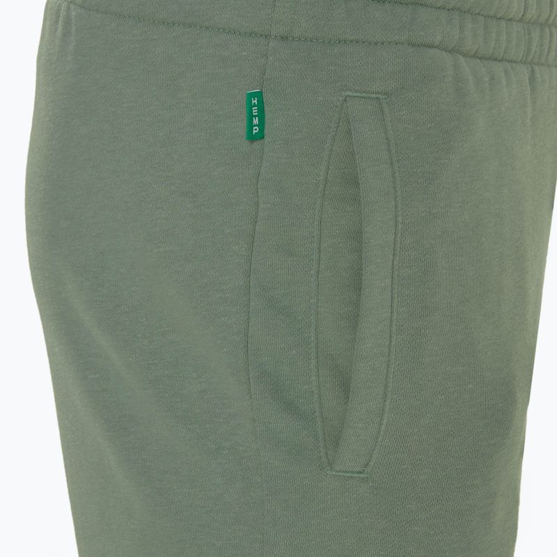 Pantaloncini adidas Essential + Made With Hemp verde argento da uomo 4