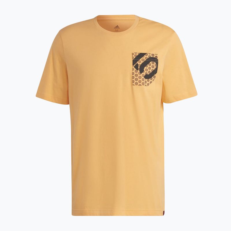 Maglietta da uomo adidas FIVE TEN Brand Of The Brave Tee arancione sfumato 7