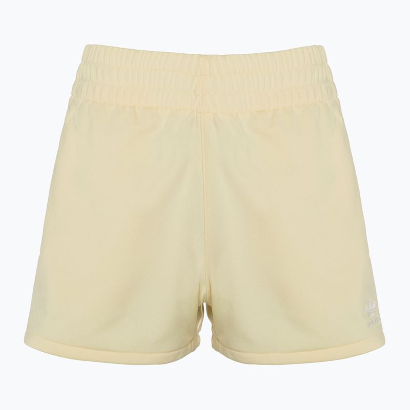 Pantaloncini da donna adidas Adicolor 3-Stripes quasi giallo