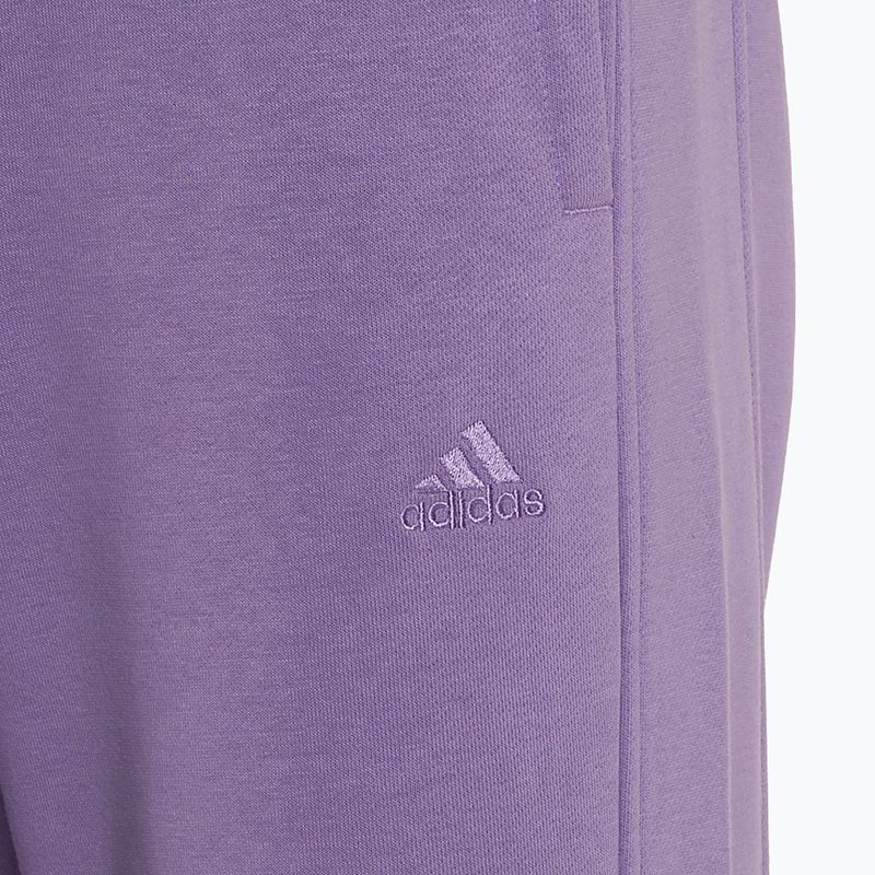 Pantaloni adidas All SZN Fleece donna viola fusion 3