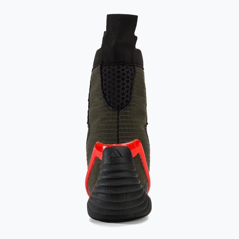Scarpe da boxe adidas Speedex 23 carbonio/nero/rosso solare 6