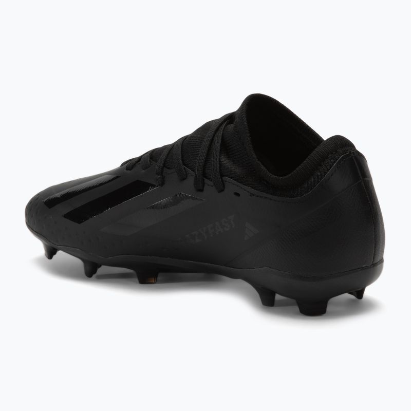 adidas X Crazyfast 3 FG nucleo nero bambini scarpe da calcio 3