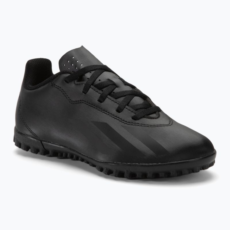 Scarpe da calcio da bambino adidas X Crazyfast 4 TF nucleo nero