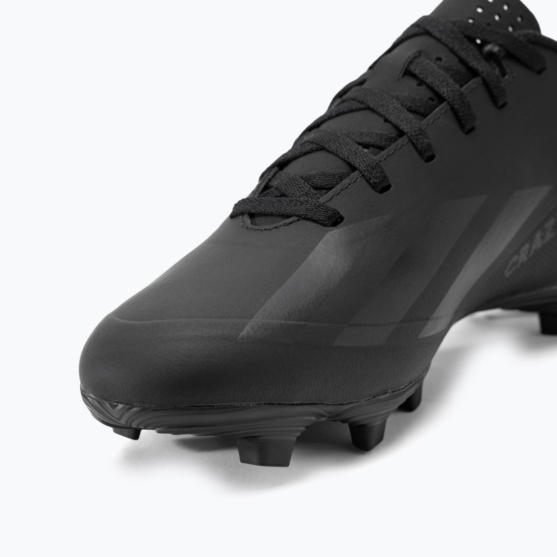 Uomo adidas X Crazyfast 4 FxG nucleo nero scarpe da calcio 7