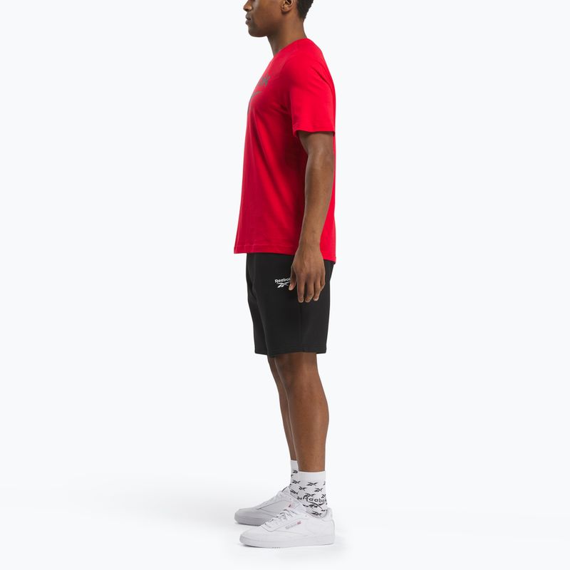 T-shirt Reebok Uomo Reebok Identity Big Logo Tee vector red 2