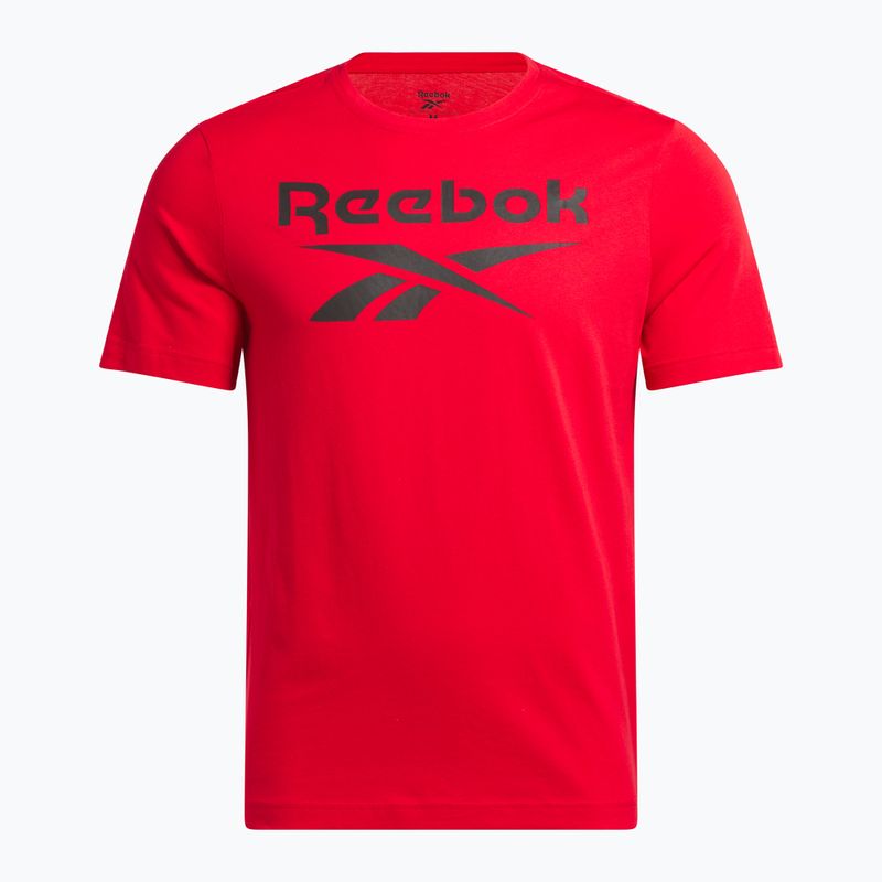 T-shirt Reebok Uomo Reebok Identity Big Logo Tee vector red 4