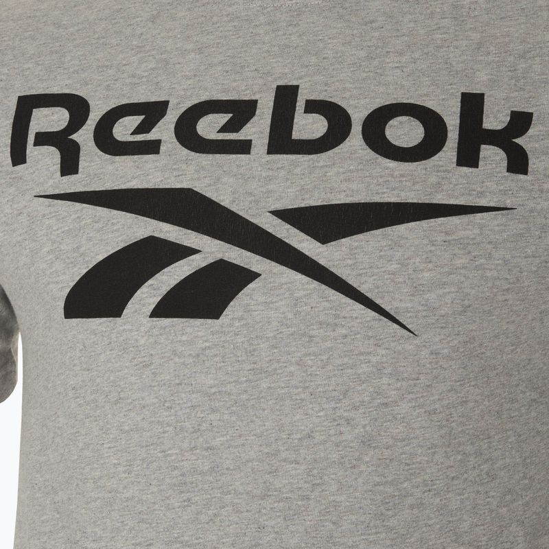 T-shirt Reebok Uomo Reebok Identity Big Logo Tee grigio erica medio 3