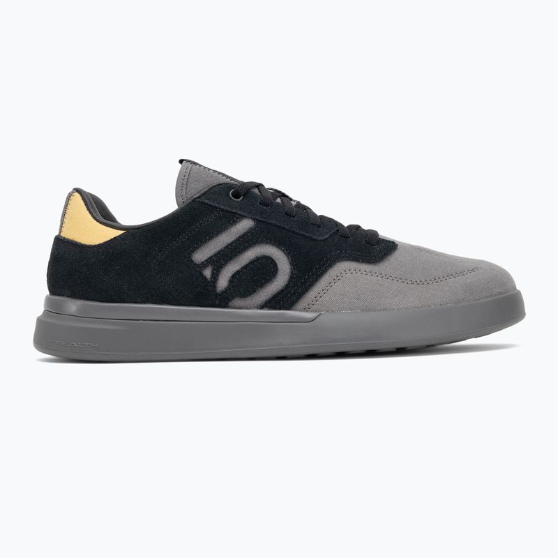 Uomo adidas FIVE TEN Sleuth nucleo nero / carbone / avena piattaforma scarpe da ciclismo 2