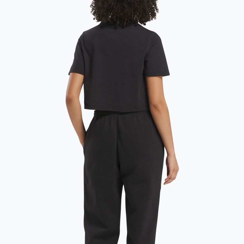 Reebok Identity Big Logo Crop Tee donna nero 3