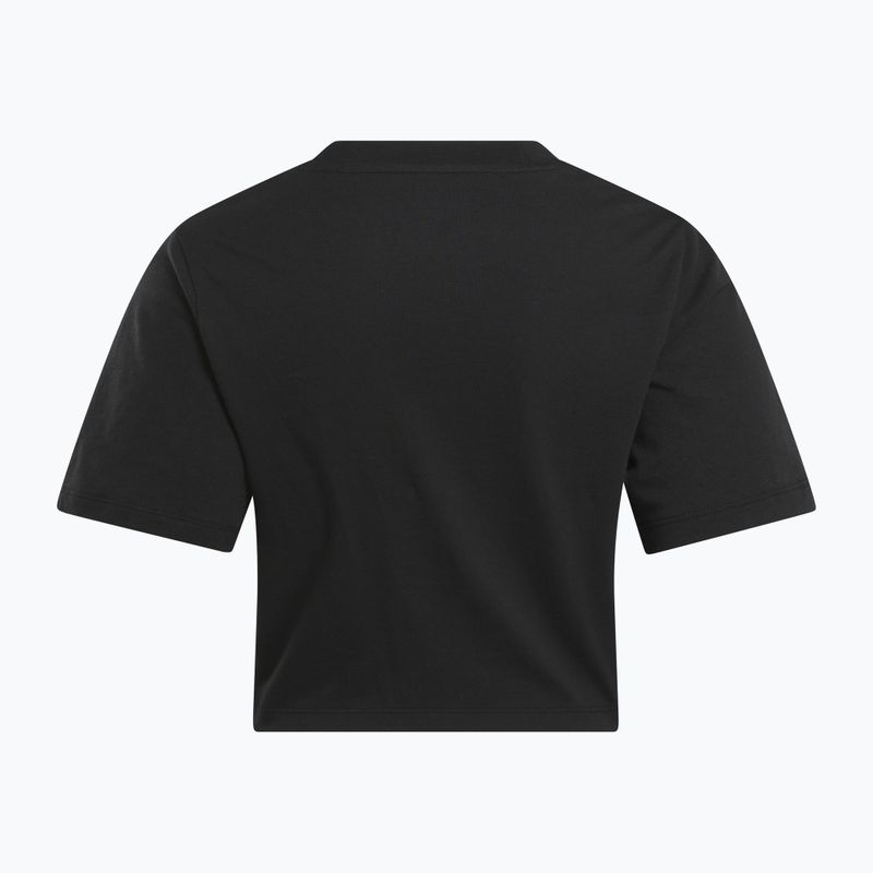 Reebok Identity Big Logo Crop Tee donna nero 5