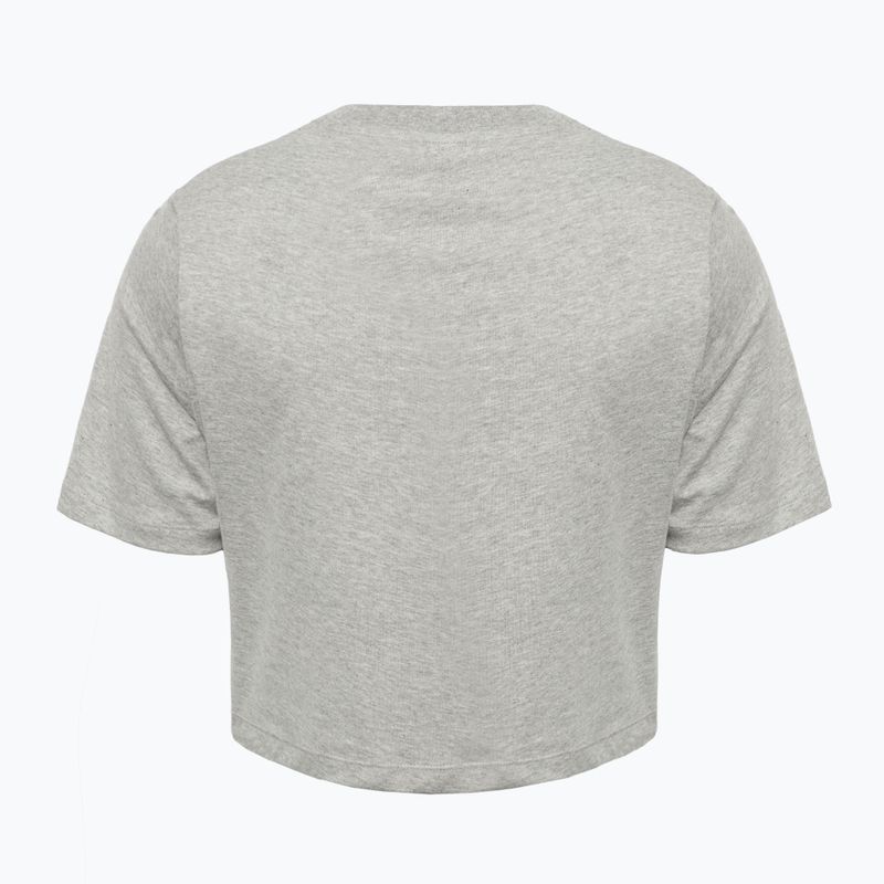 Reebok Identity Big Logo Crop Tee donna grigio medio heather 2