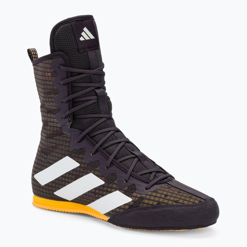 Scarpe da boxe adidas Box Hog 4 aurora nero/bianco scuro/spark
