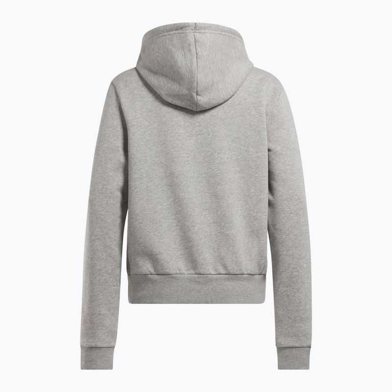 Felpa Reebok Identity Big Logo Fleece donna, grigio heather medio 4