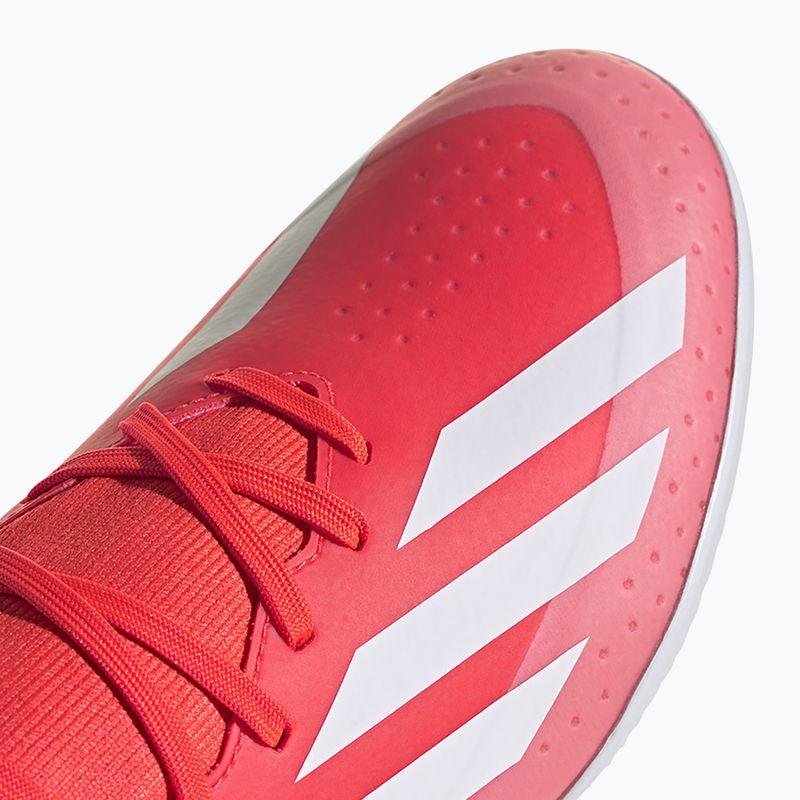 Uomo adidas X Crazyfast League TF scarpe da calcio rosso solare / nuvola bianca / squadra giallo solare 9