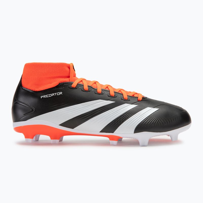 Uomo adidas Predator 24 League FG nucleo nero / bianco nuvola / rosso solare scarpe da calcio 2